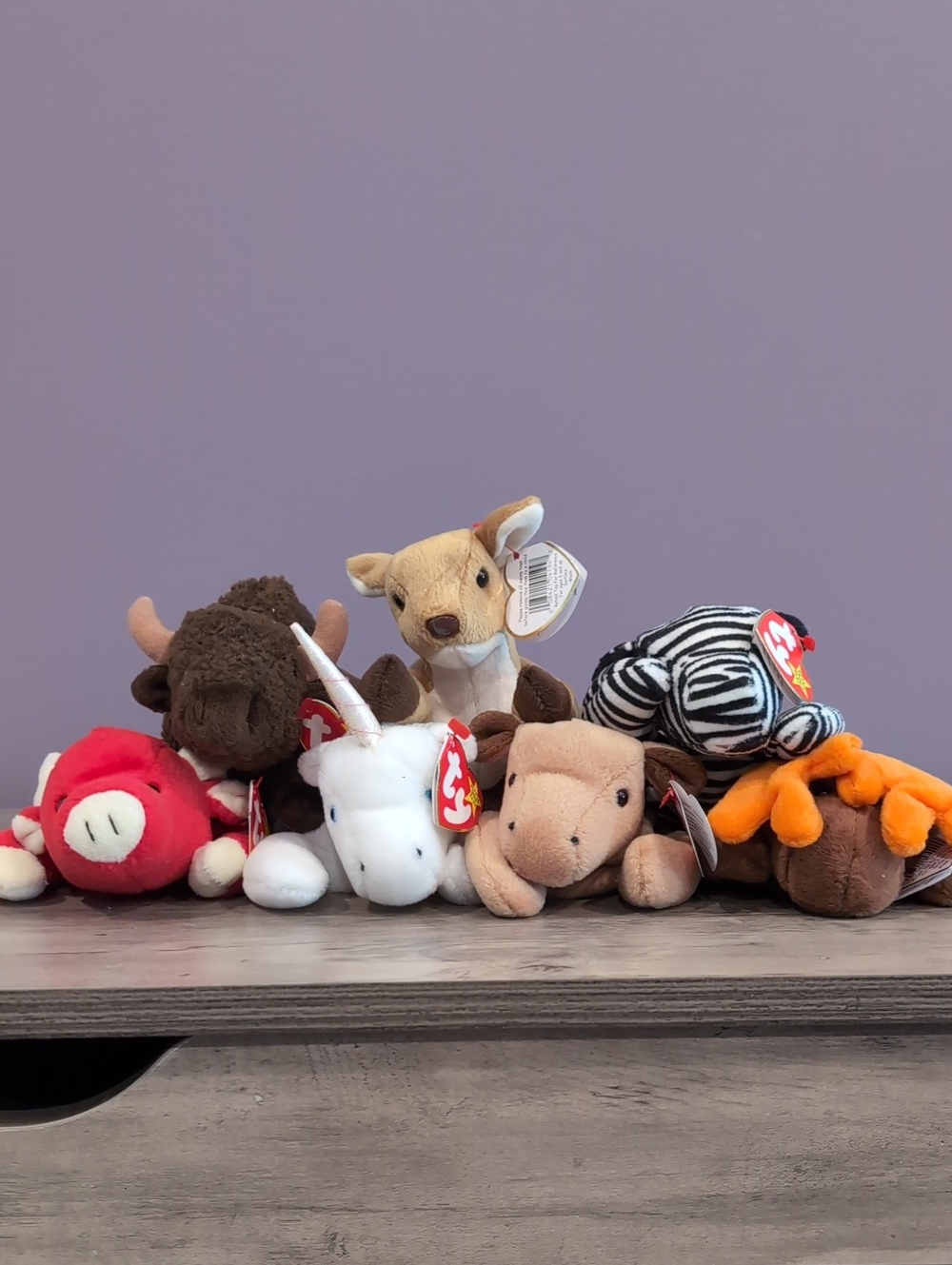 TY Beanie Babies Assorted Hooved Animals